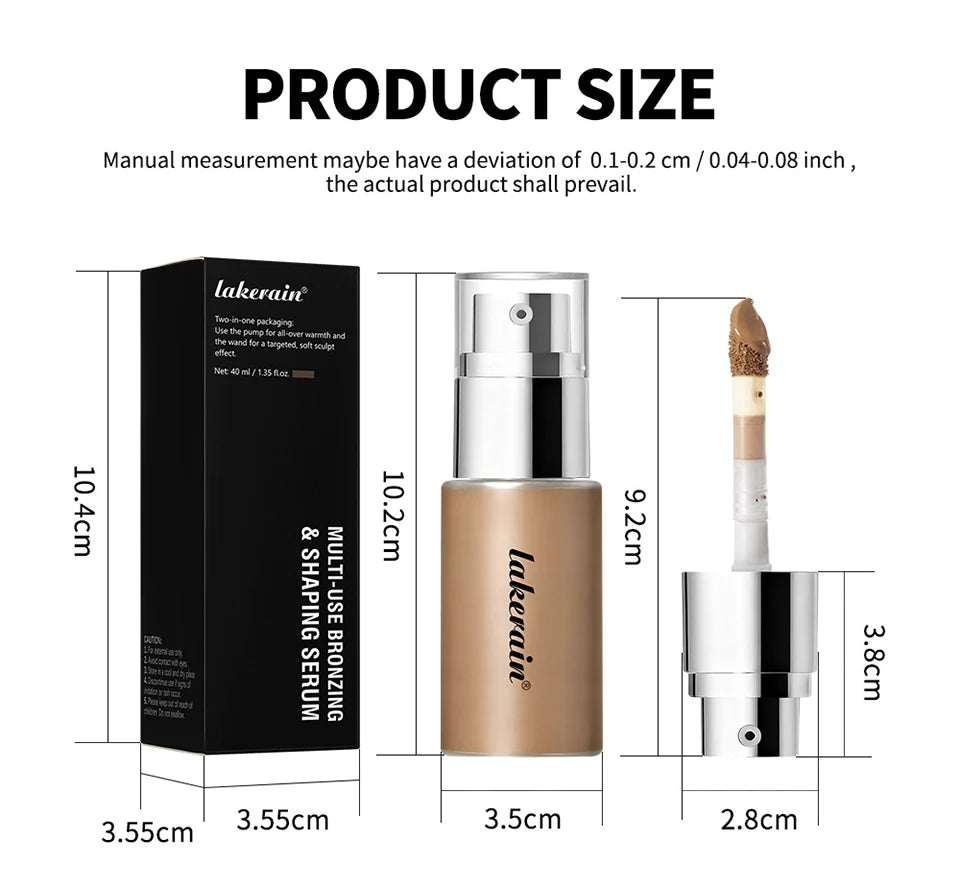 Daily Makeup Routine Foundation Cream with Hydrating and Nourishing Serum