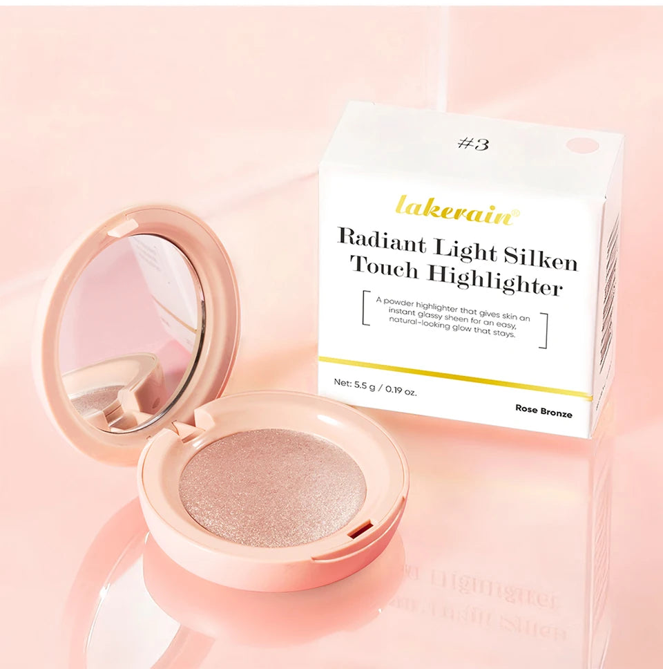 Daily Makeup Highlighter Powder for Natural Luminous Glow and Brightening