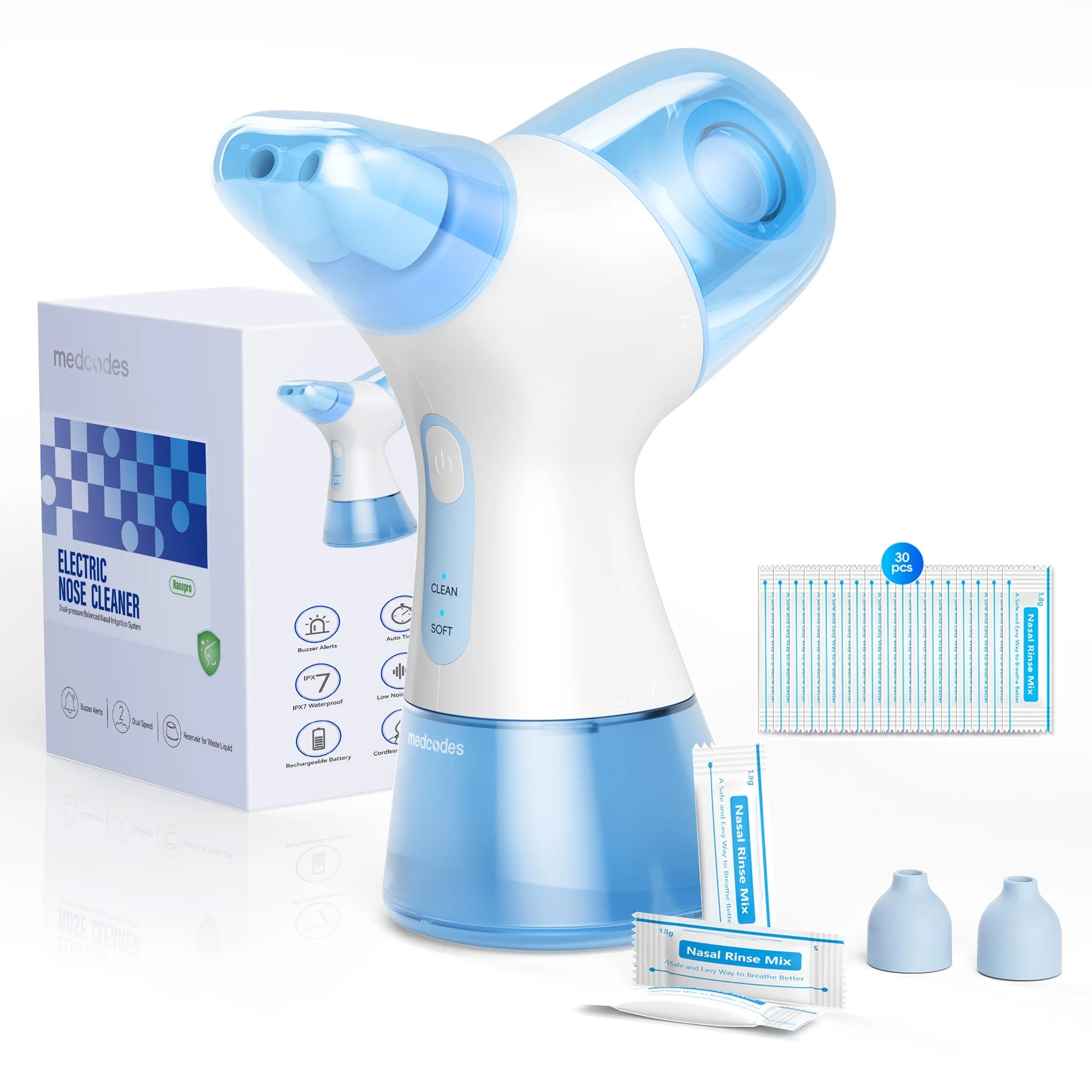 Sinus allergy relief nasal irrigation system for easy congestion care - 27