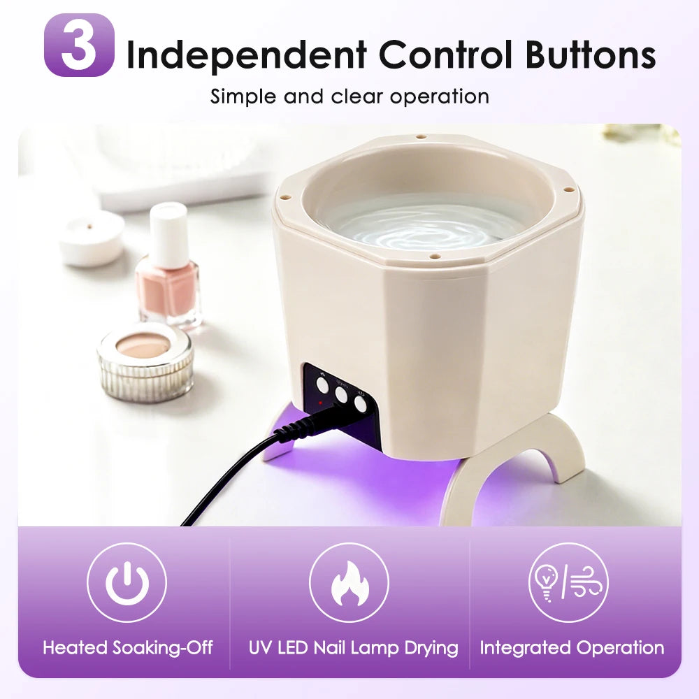 Home Manicure Nail Dryer and Gel Polish Remover for Fast Drying Care