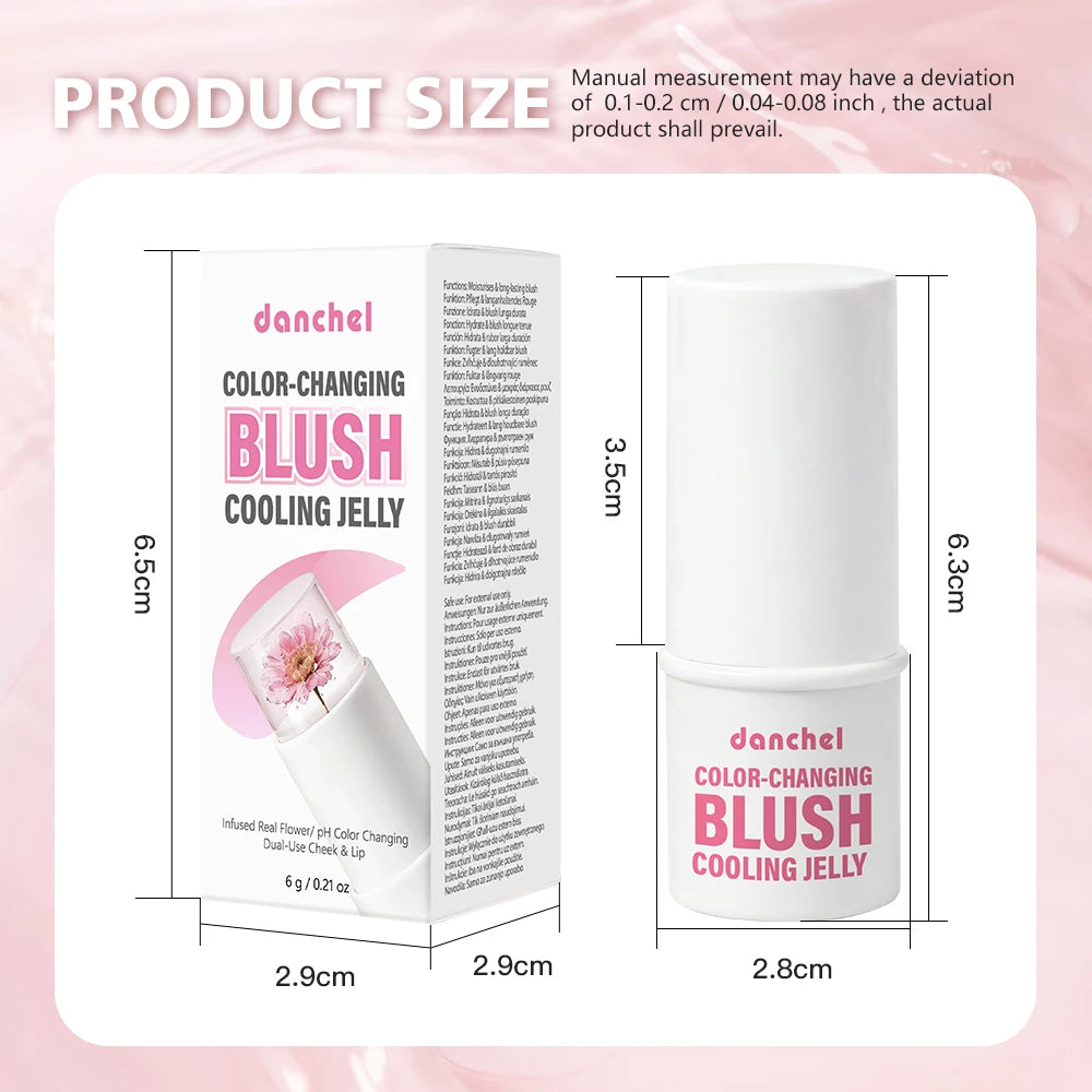 Daily Makeup Color Changing Jelly Blush Stick with Deep Hydration - 16