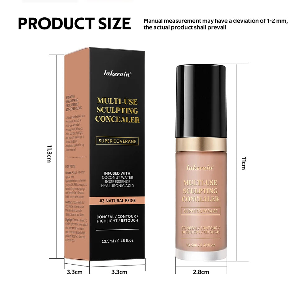 Daily Makeup Routine Waterproof Liquid Concealer for Flawless Coverage - 15