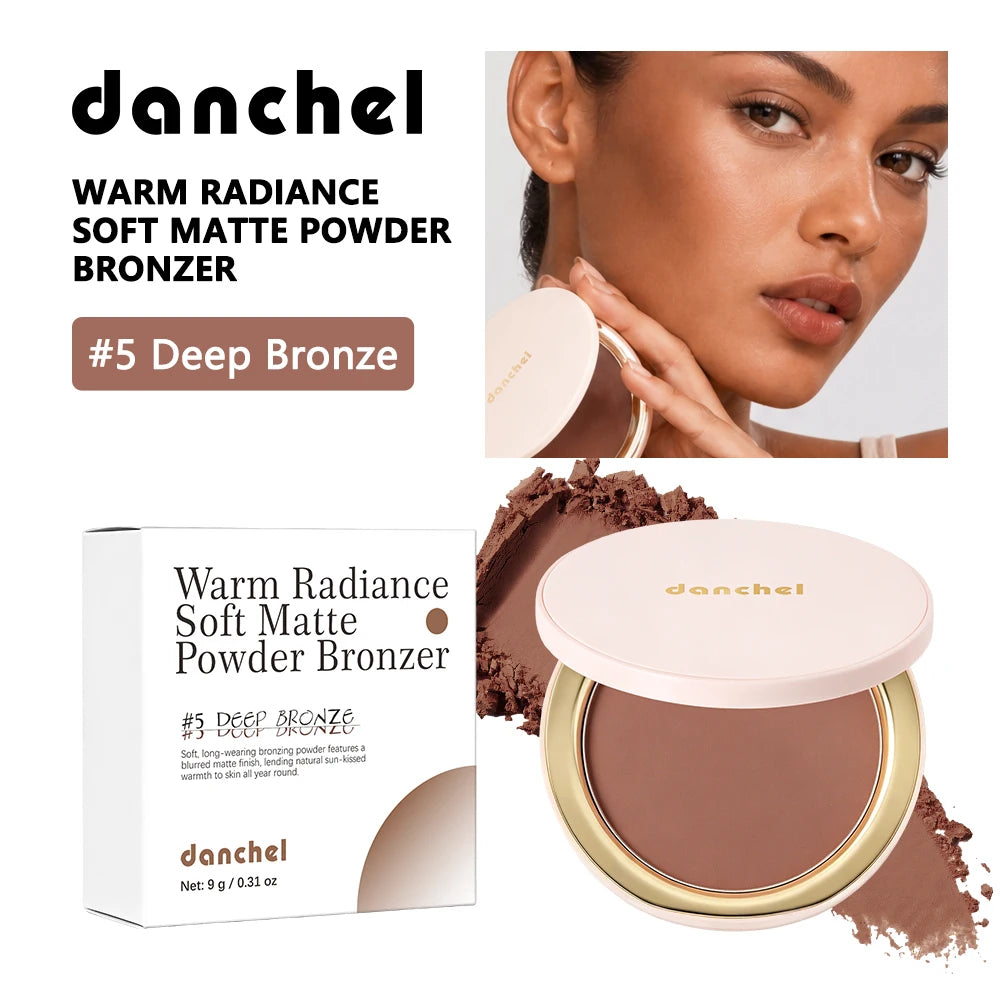 Daily Makeup Pressed Bronzer Powder with Natural Matte Long Lasting Finish