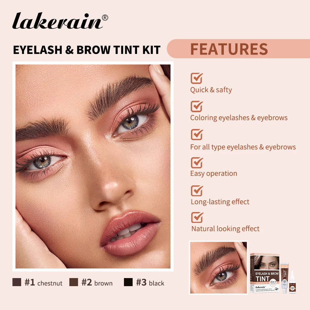 Daily Makeup Eyelash And Brow Tint Kit For Natural Bushy Look - 4