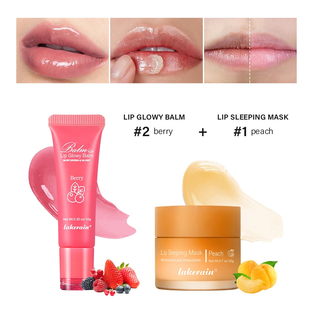 Daily Care Lip Balm and Mask Set for Smooth and Hydrated Lips
