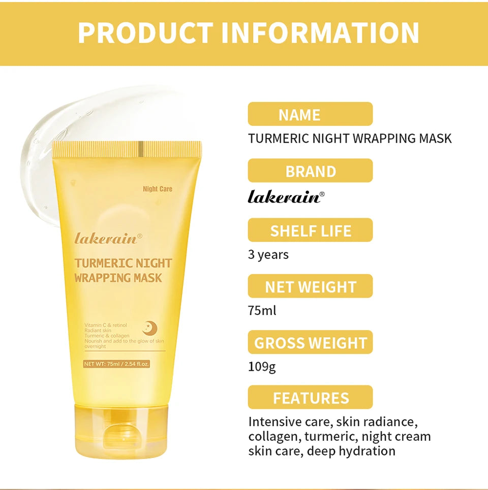 Overnight Skincare Collagen Night Wrapping Peel Off Face Mask - 40