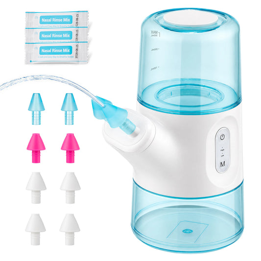 At Home Electric Nasal Irrigator with Rotating Nozzle and Water Tank