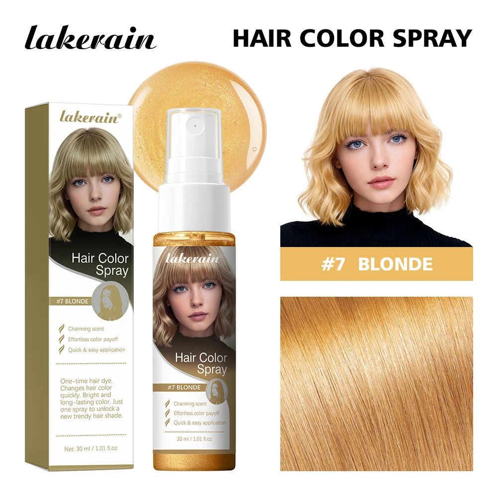 Party hair color spray for temporary vibrant styling and fun looks