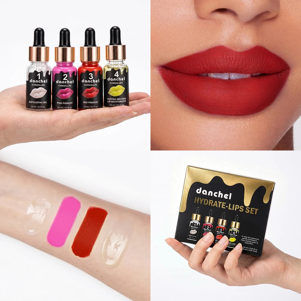 Daily Care Hydrate Lips Set Gentle Exfoliation and Deep Nourishing Gloss