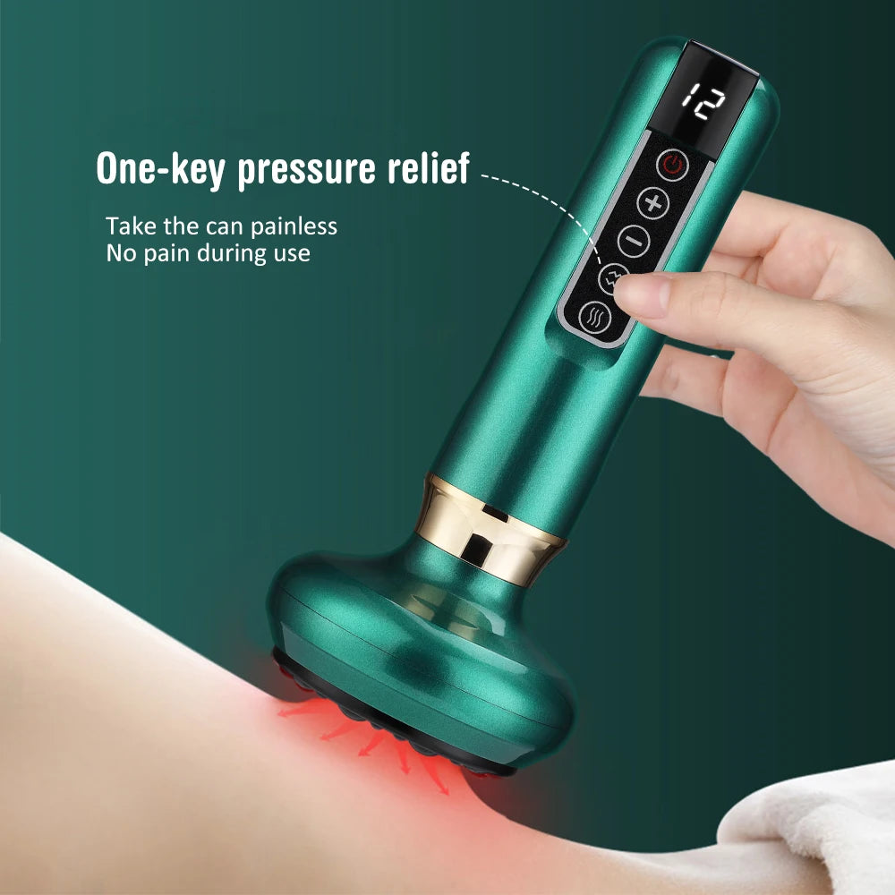 Home relaxation electric cupping massager for soothing body muscle ache