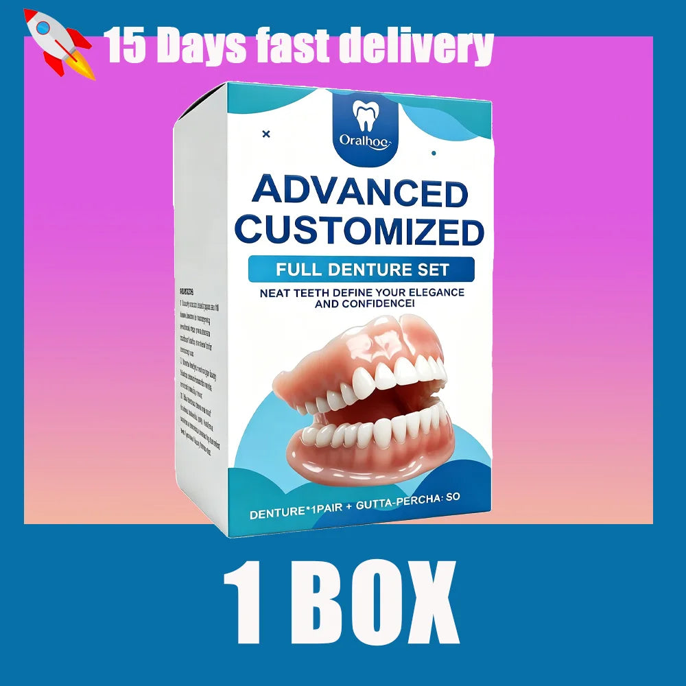Daily Life Full Denture Set for Natural Look and Confident Smile - 15