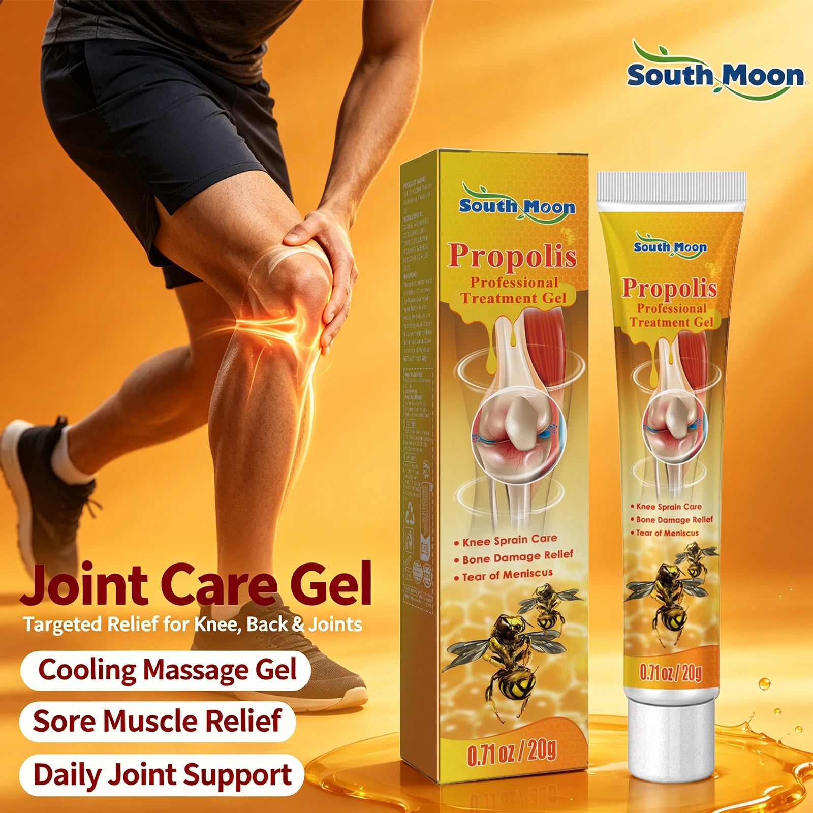 Post Workout Joint Care Gel for Knees Back Neck and Shoulders - 1