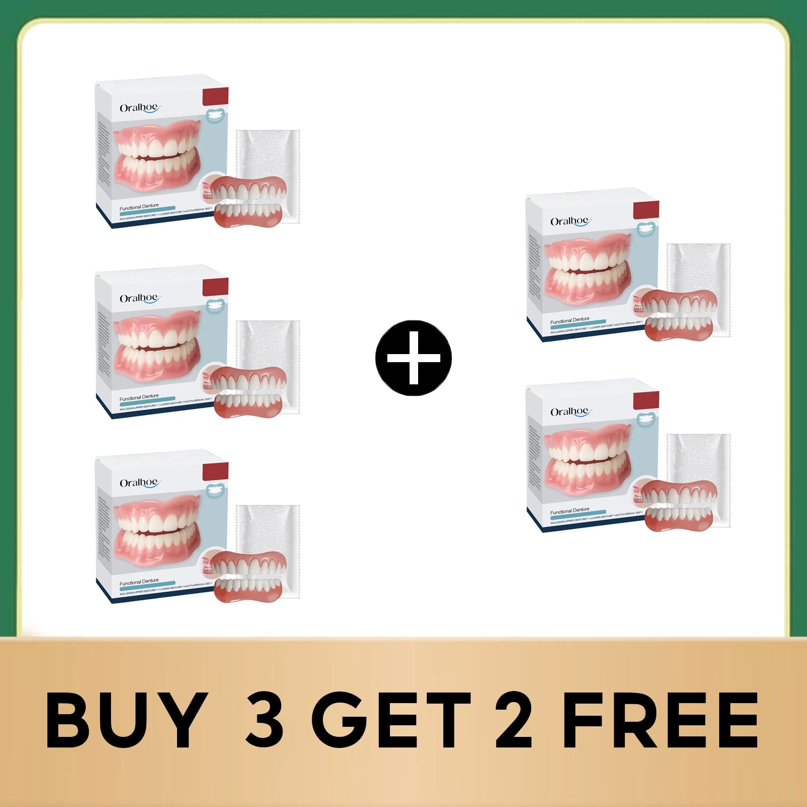 Daily Smile Soft Silicone Denture Kit For Natural Missing Teeth Repair - 23