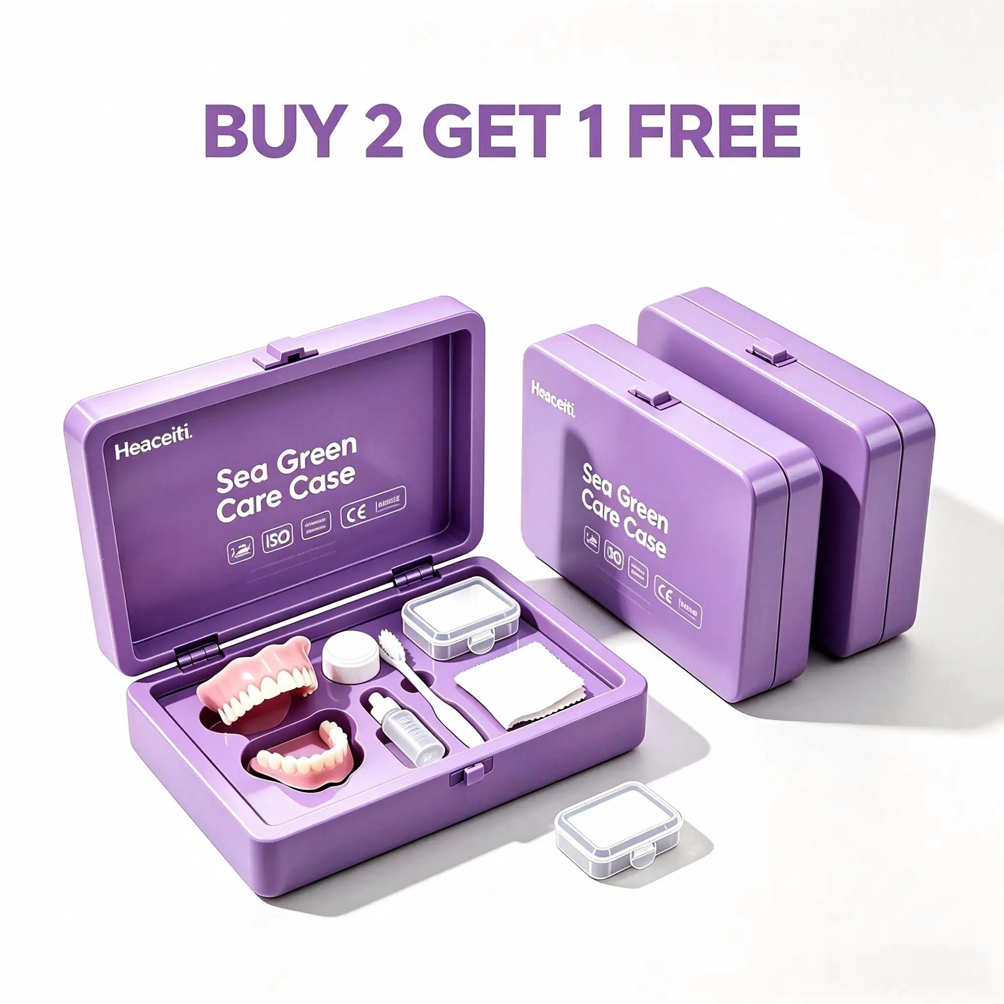Daily Smile Natural Cosmetic Denture Kit for Instant Comfort Fit - 9