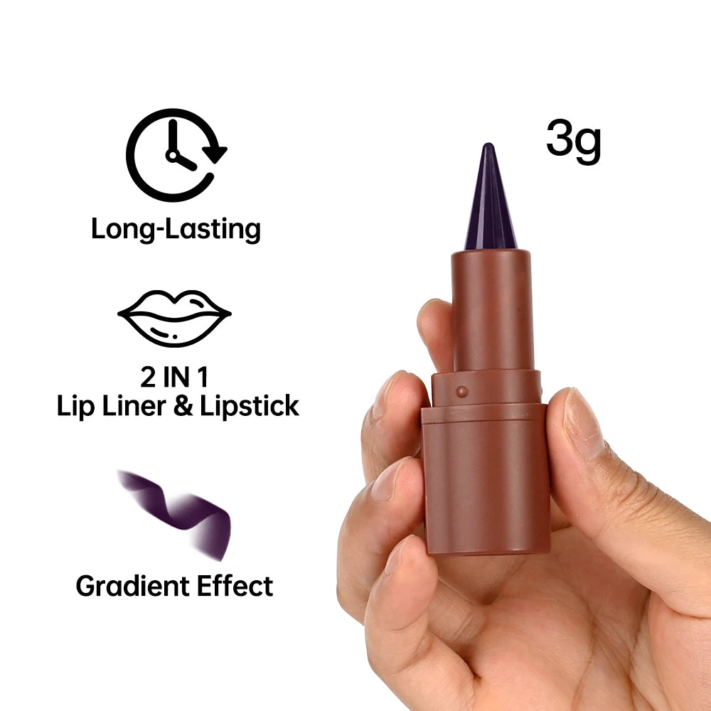 Daily Makeup Waterproof Lip Liner Pencil for Long Lasting Definition - 4