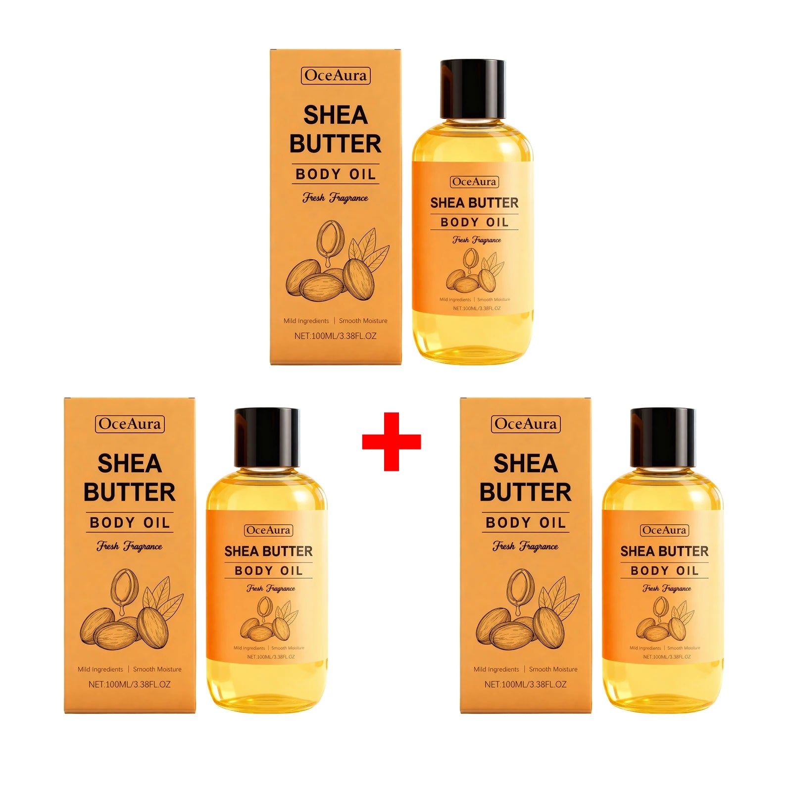 Dry Skin Shea Butter Body Oil for Deep Nourishing and Fast Absorption - 18