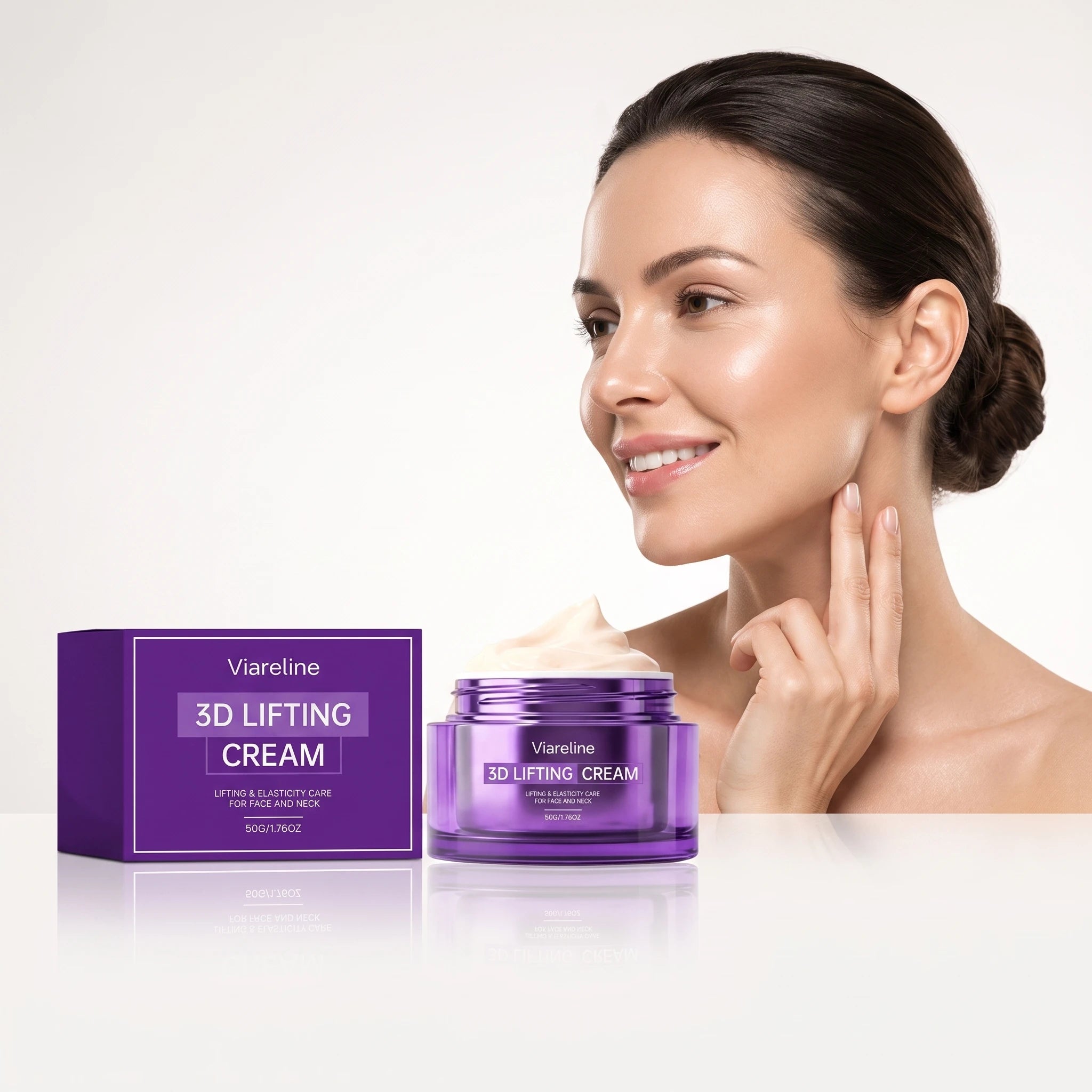 Daily Face And Neck 3D Lifting Cream For Firming And Smoothing Skin Care - 3