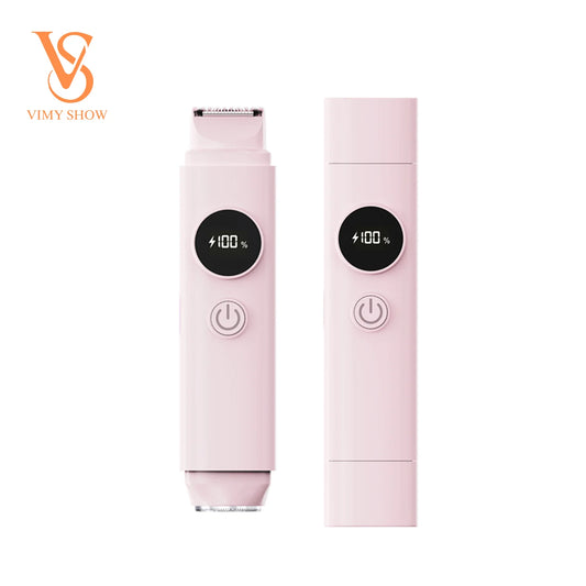 Travel shower use electric shaver for smooth body hair trimming results