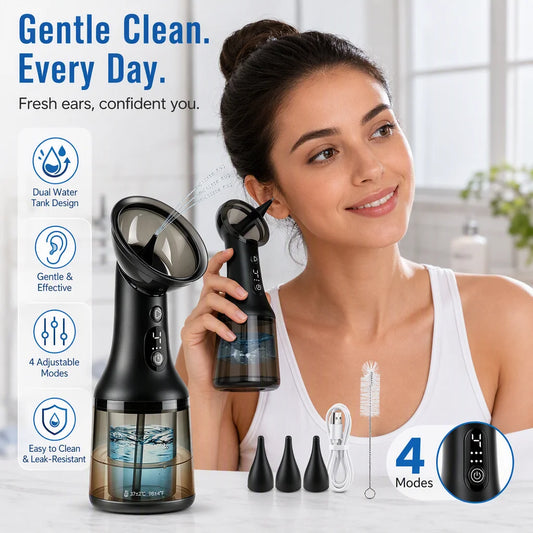 At Home Ear Wax Removal Device Irrigator for Safe Ear Cleaning