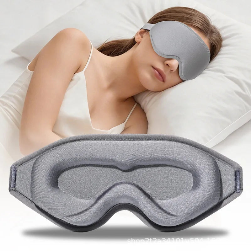 Better sleep at night 3d sleep mask for total light blocking comfort