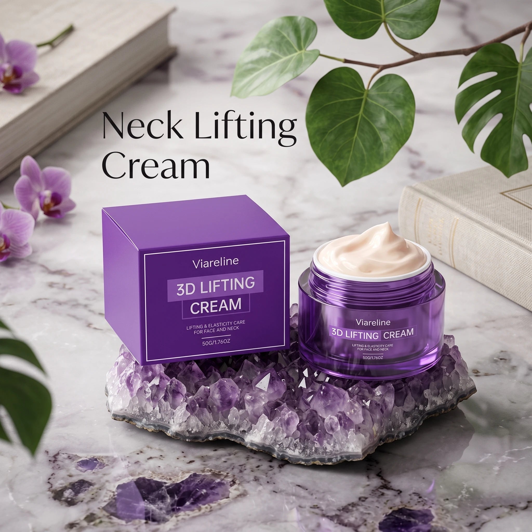 Daily Face And Neck 3D Lifting Cream For Firming And Smoothing Skin Care - 4