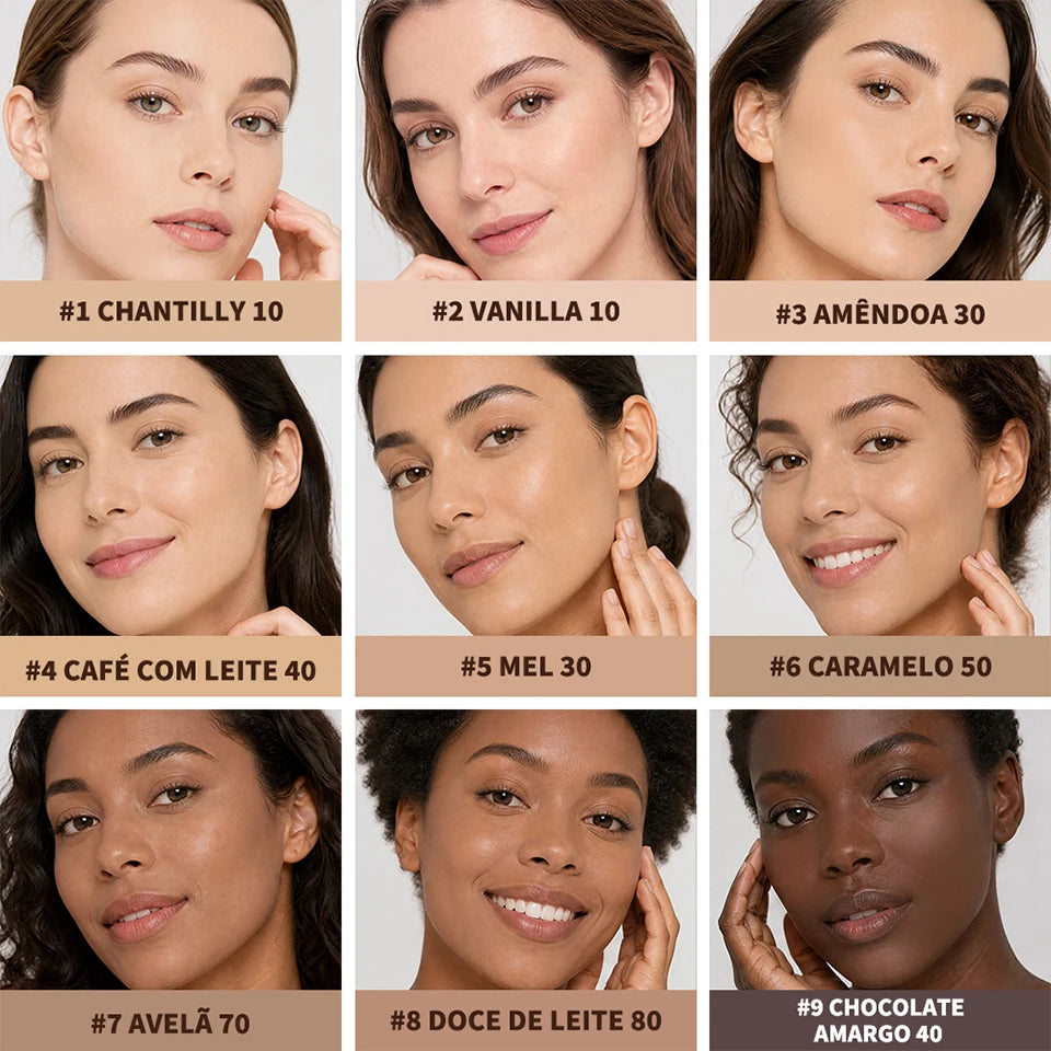 Daily Makeup Routine Liquid Foundation Long Lasting Velvet Matte Finish - 10