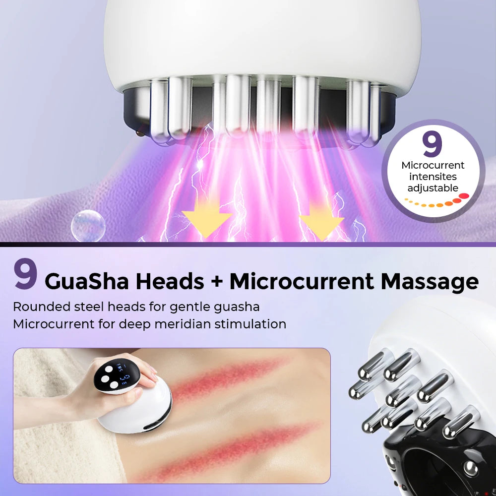 Home electric cupping massager for deep muscle relief and relaxation