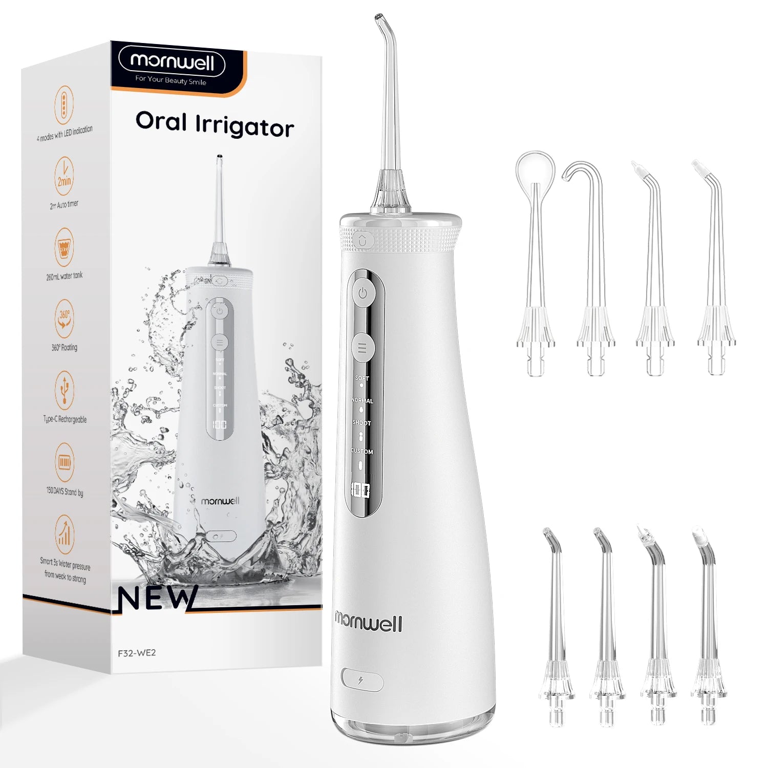 Home Teeth Whitening Oral Water Flosser for Deep Cleaning and Gum Care - 15