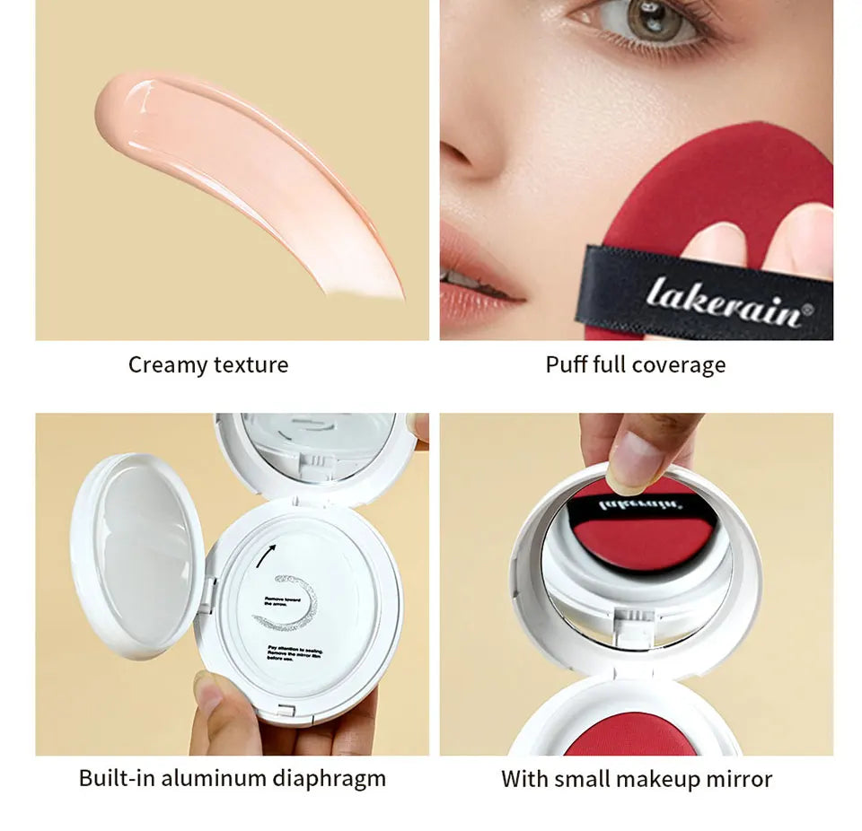 Daily Makeup Semi-matte CC Cream Cushion for Flawless All-Day Coverage