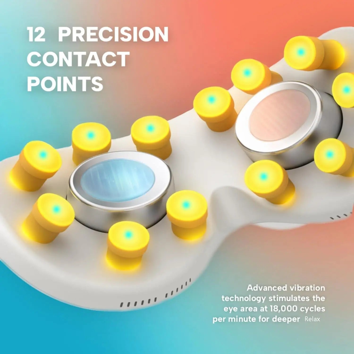 Screen Time Fatigue Relief Smart Eye Massager for Deep Relaxation - 3