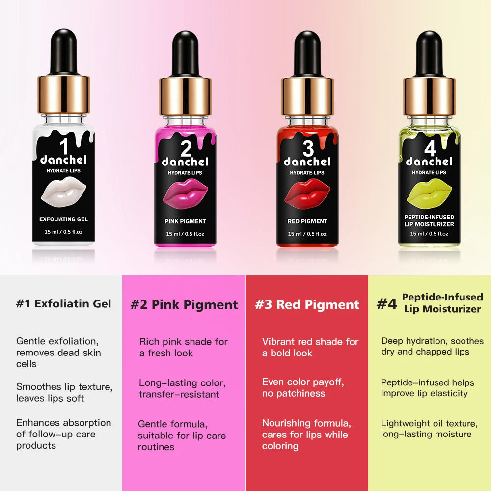 Daily Care Hydrate Lips Set Gentle Exfoliation and Deep Nourishing Gloss