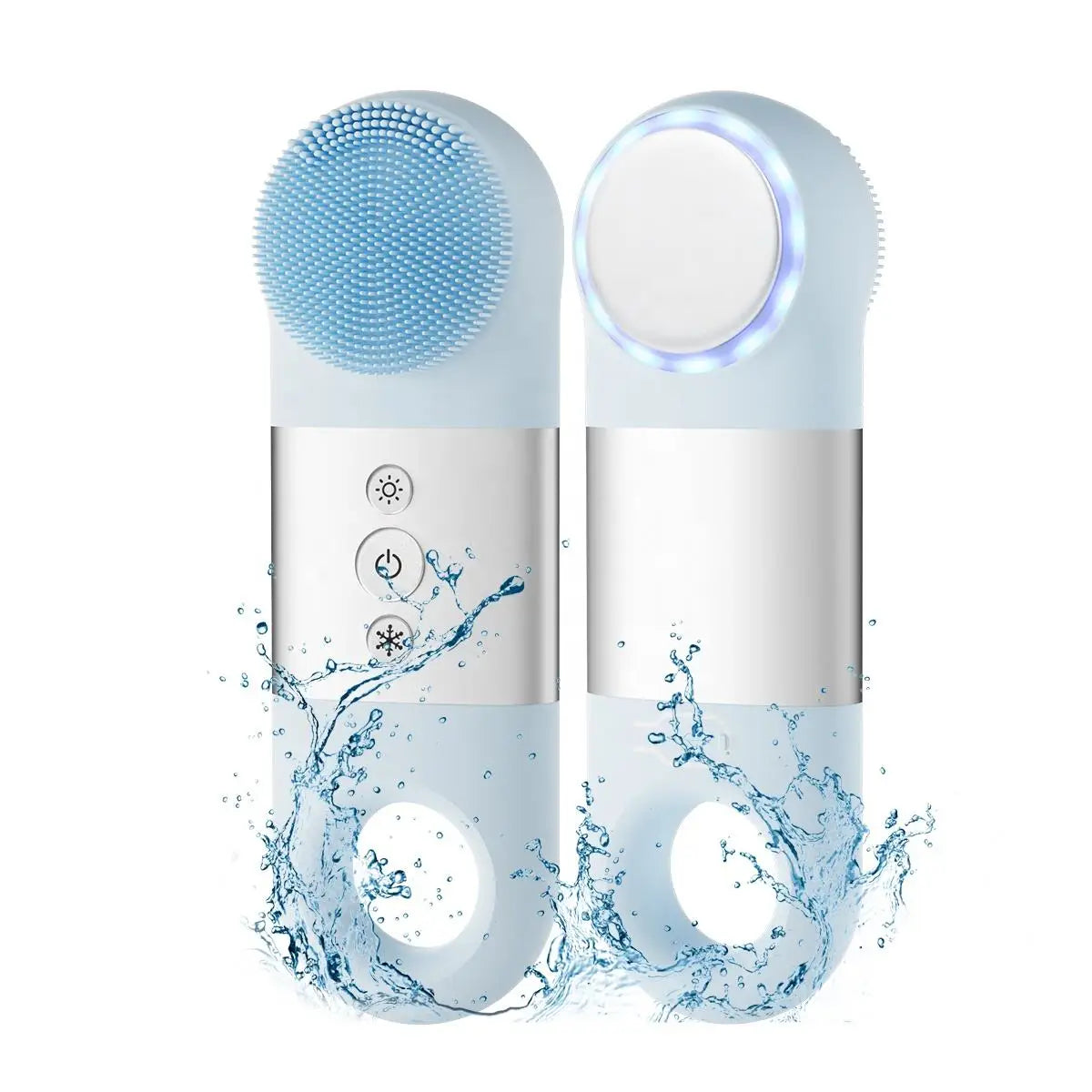 Daily Skincare Hot Cold Facial Cleansing Brush for Deep Cleaning