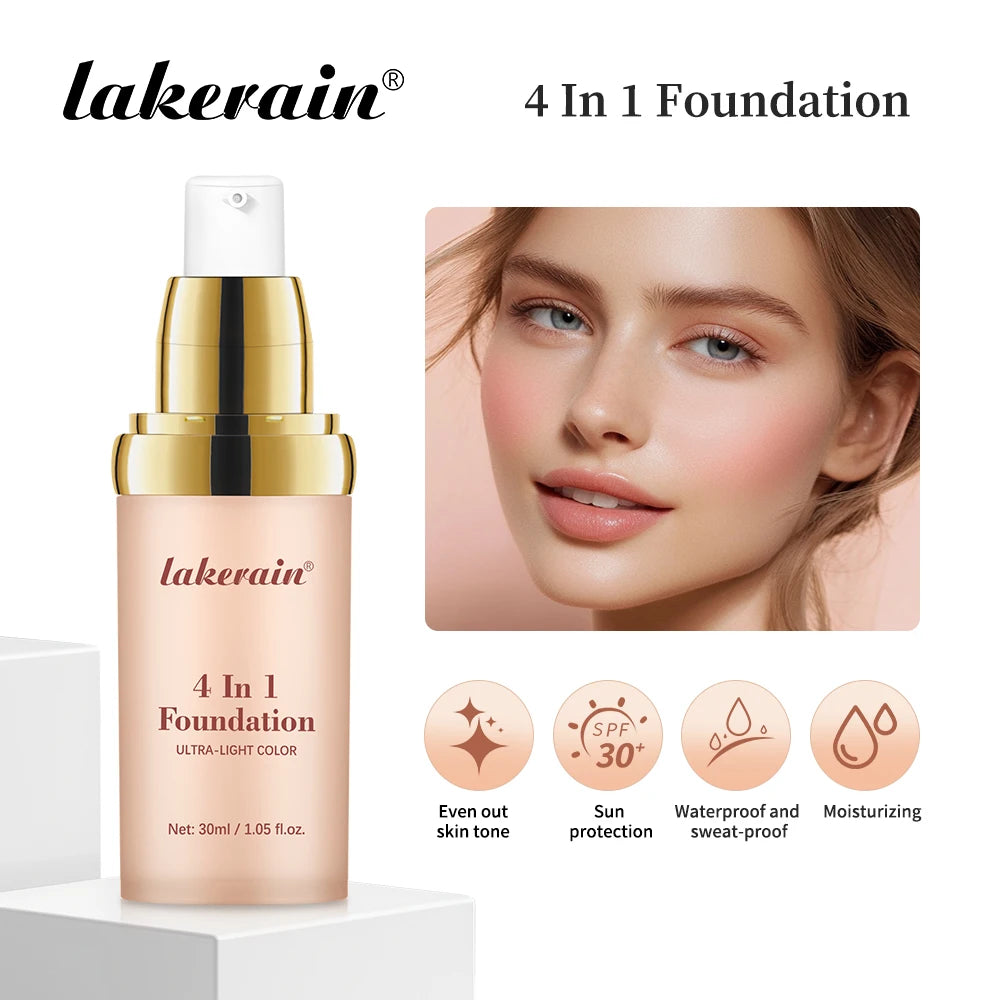 Travel Color Changing Foundation with SPF 30 Sun Protection