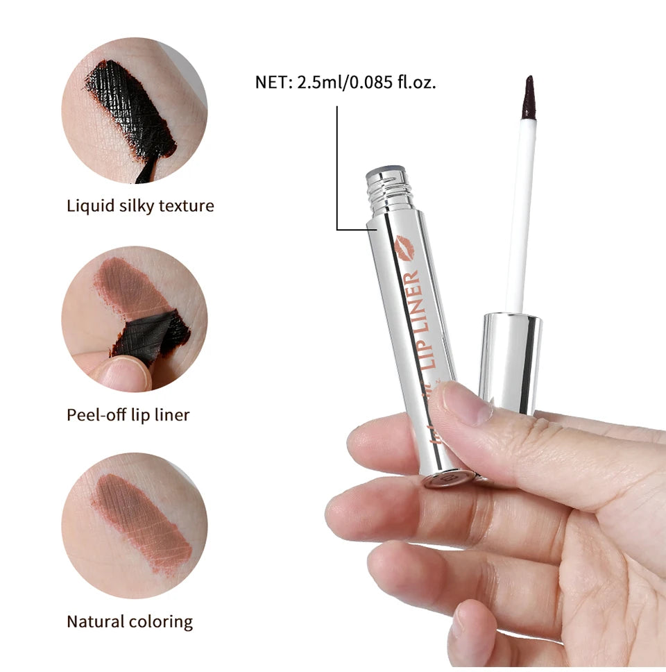 Daily Makeup Peel Off Lip Liner Tattoo for Long Lasting Waterproof Wear - 15