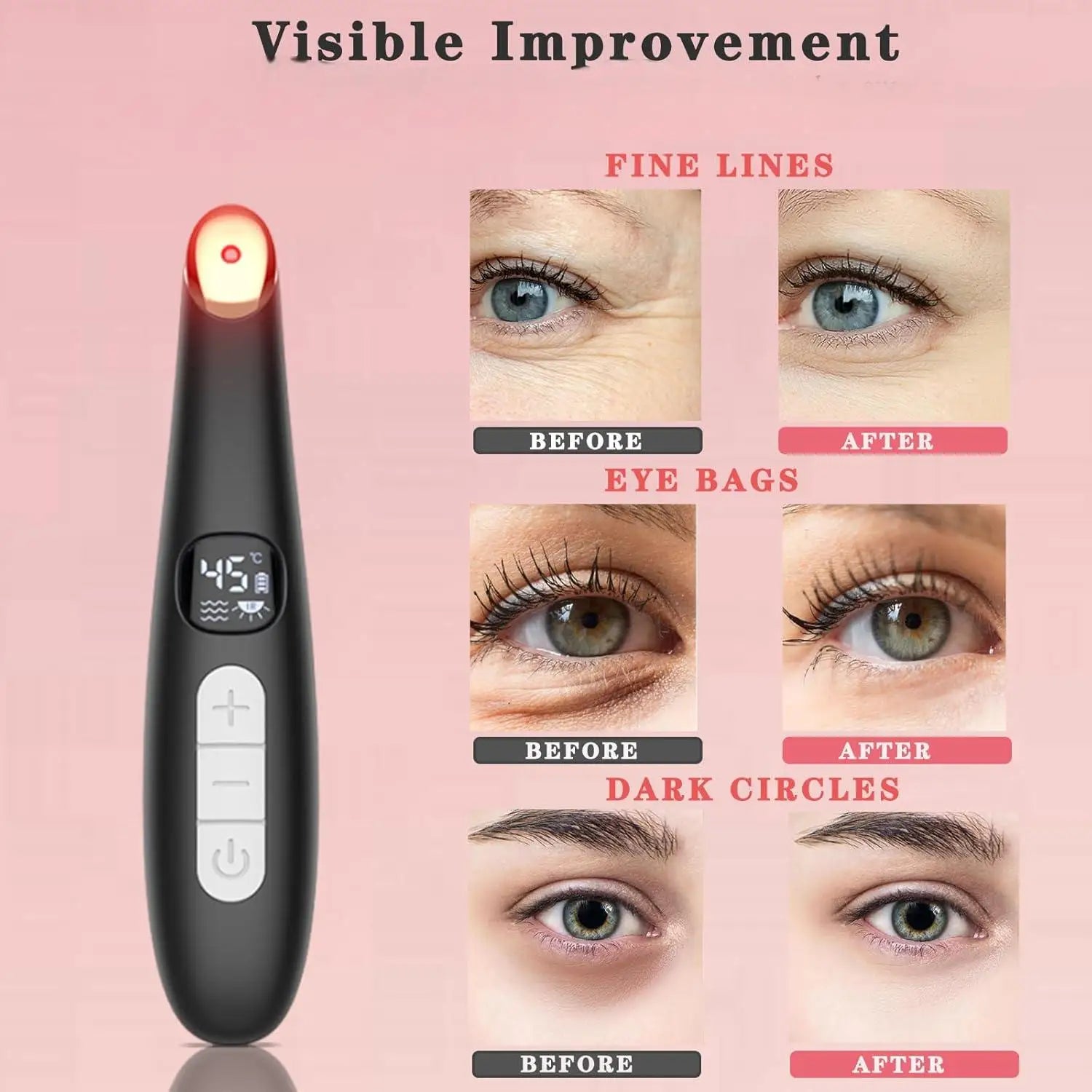 Daily Skincare Routine 3 in 1 Eye Lift Wand for Dark Circles and Puffiness - 2