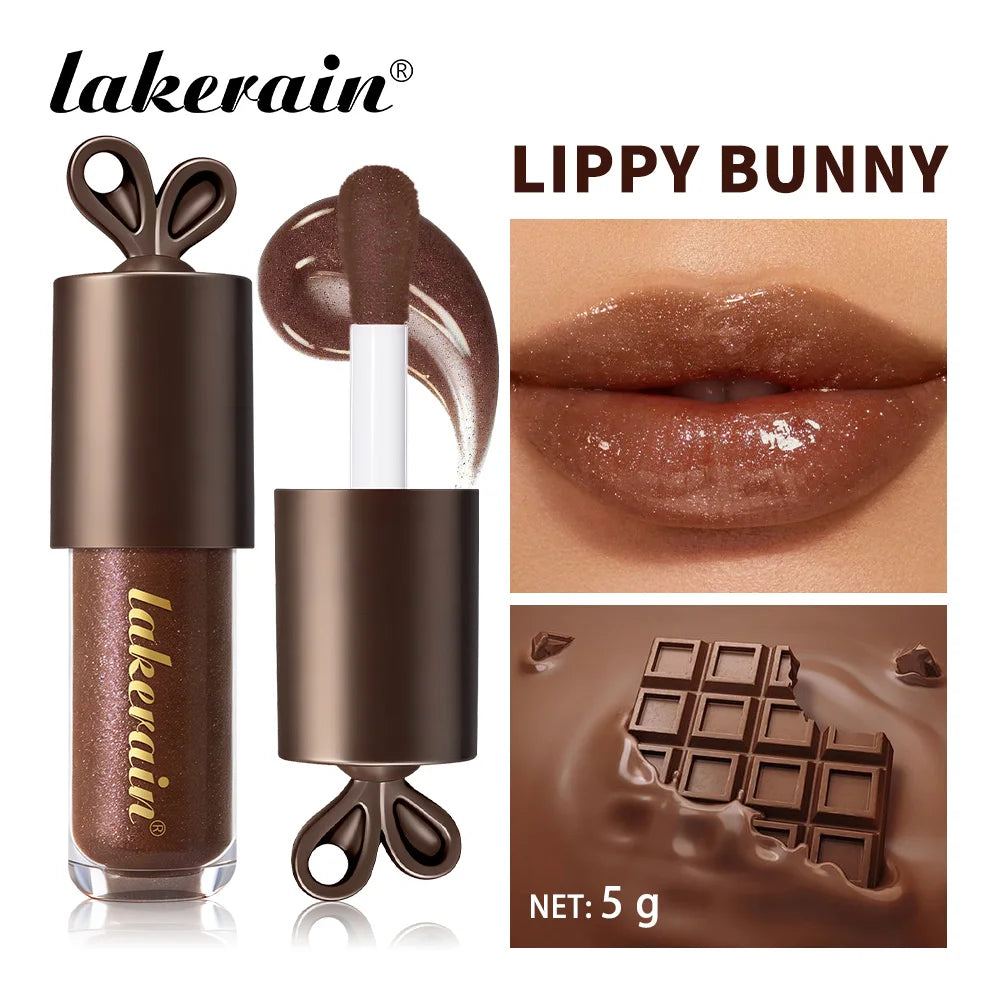 Daily Makeup Lip Gloss Deep Moisturizing Chocolate Glow Lip Care Cosmetics - 22