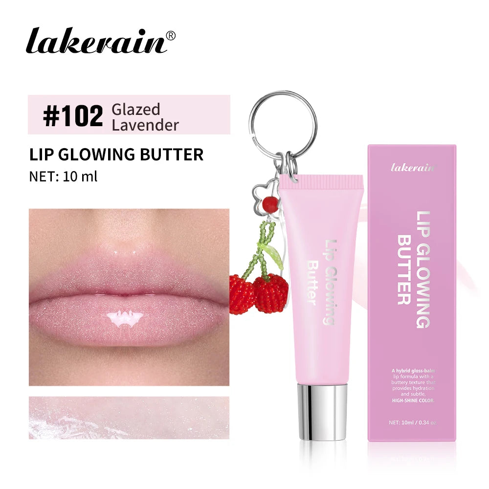 Daily Makeup Lip Gloss With Keychain For Long Lasting Hydrating Care