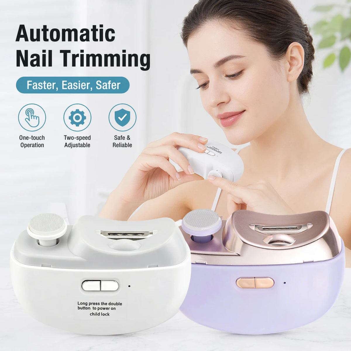 Travel Ready Electric Nail Clipper for Safe and Easy Grooming Care