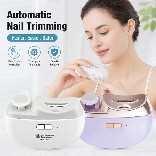Travel Ready Electric Nail Clipper for Safe and Easy Grooming Care