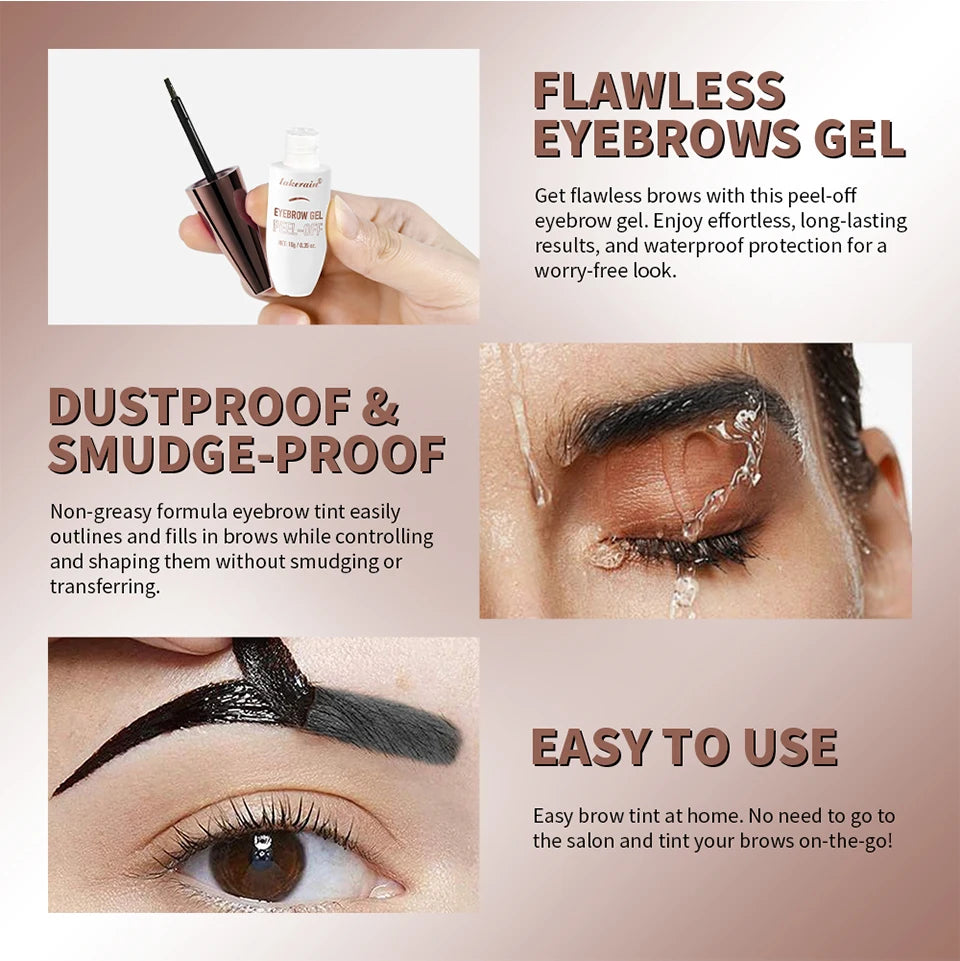 Daily Makeup Routine Eyebrow Gel Tattoo for Long Lasting Waterproof Wear