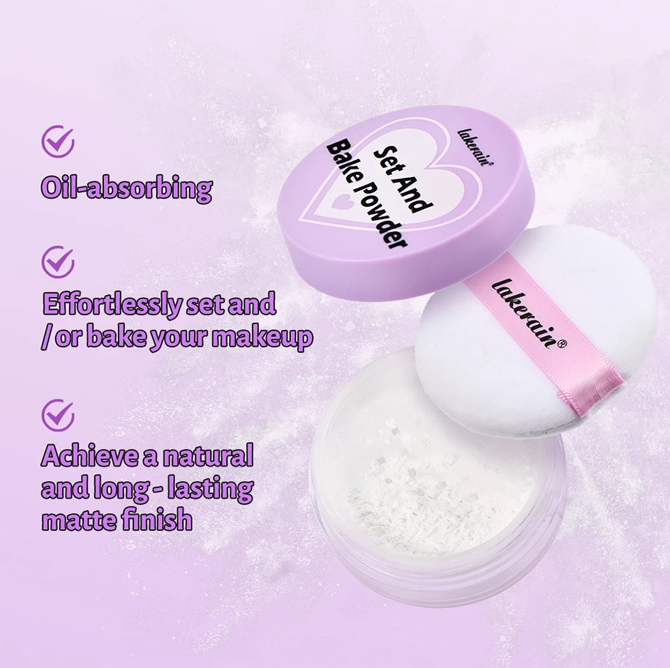 Daily Makeup Loose Baking Powder Matte Oil Control - 8