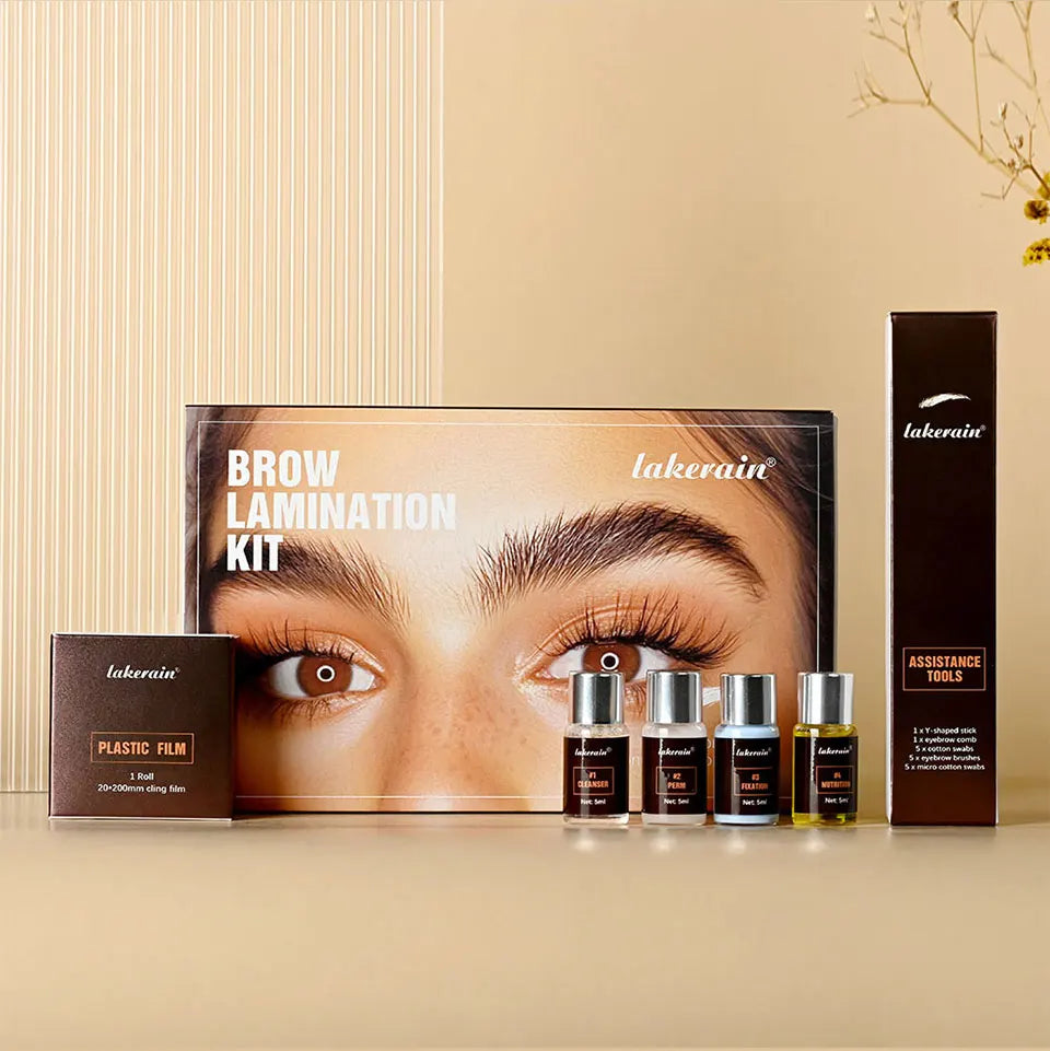At Home Brow Lamination Kit Semi-Permanent Eyebrow Fixation Set