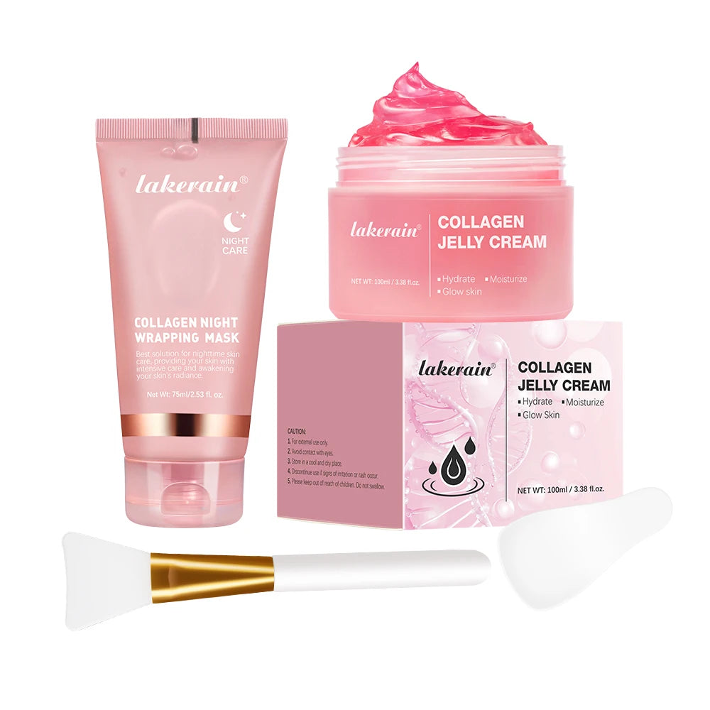 Overnight Skincare Collagen Night Wrapping Peel Off Face Mask - 8