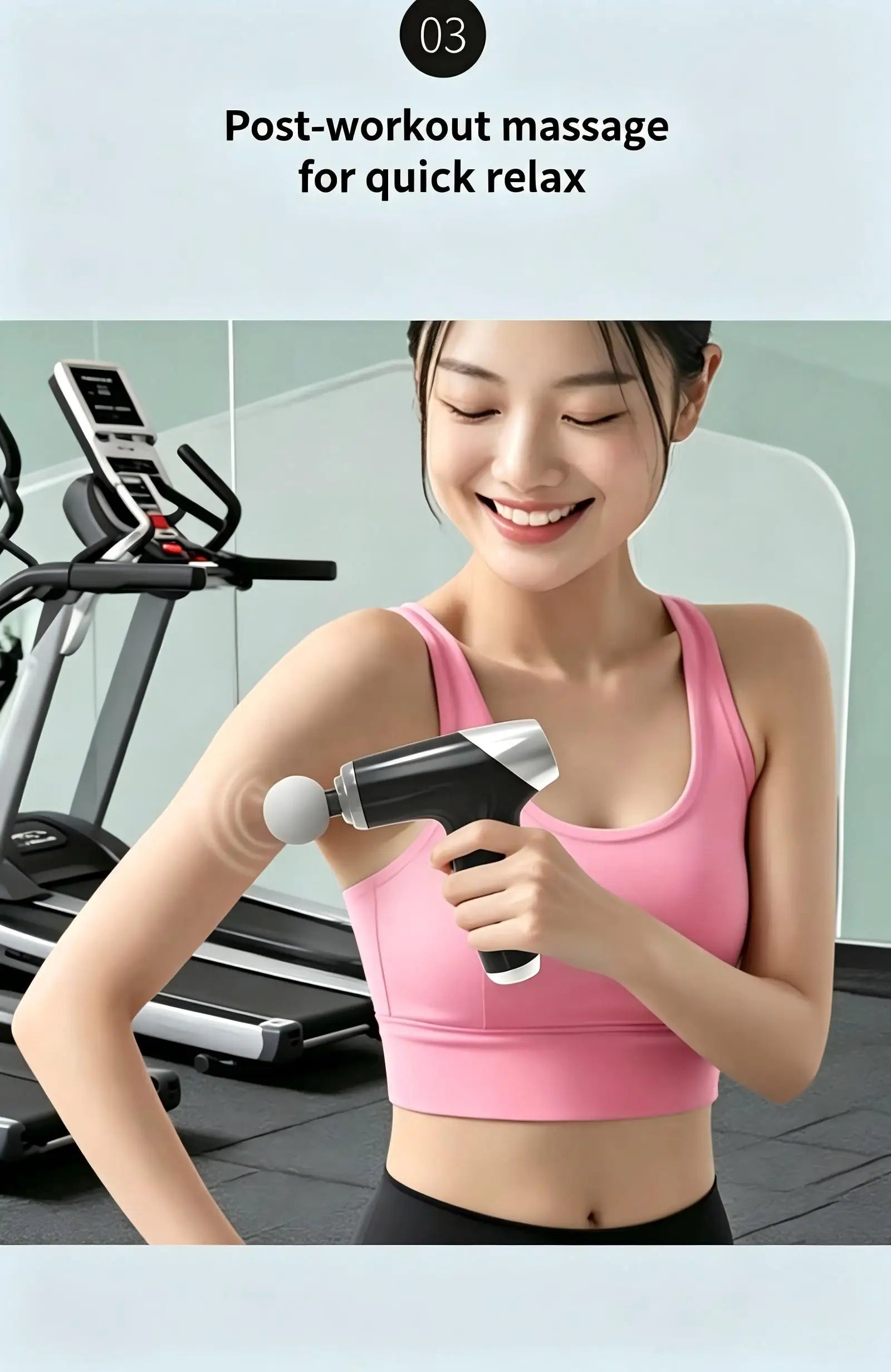 At Home Muscle Relaxation Mini Massage Gun for Deep Tissue Recovery - 16