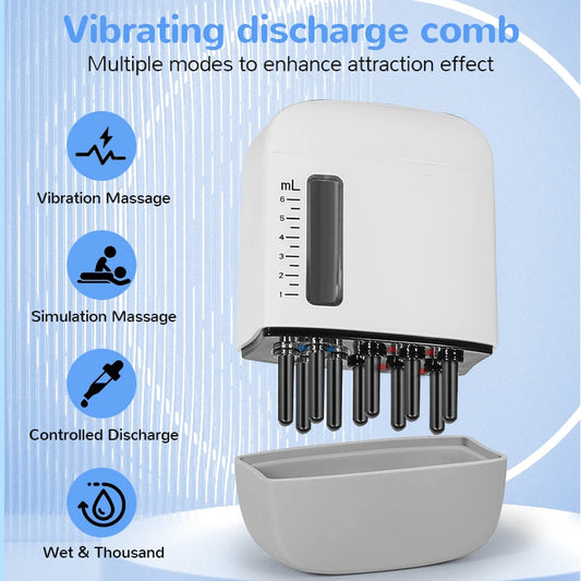 Scalp Care Electric Scalp Massager Comb for Hair Growth and Oil Application