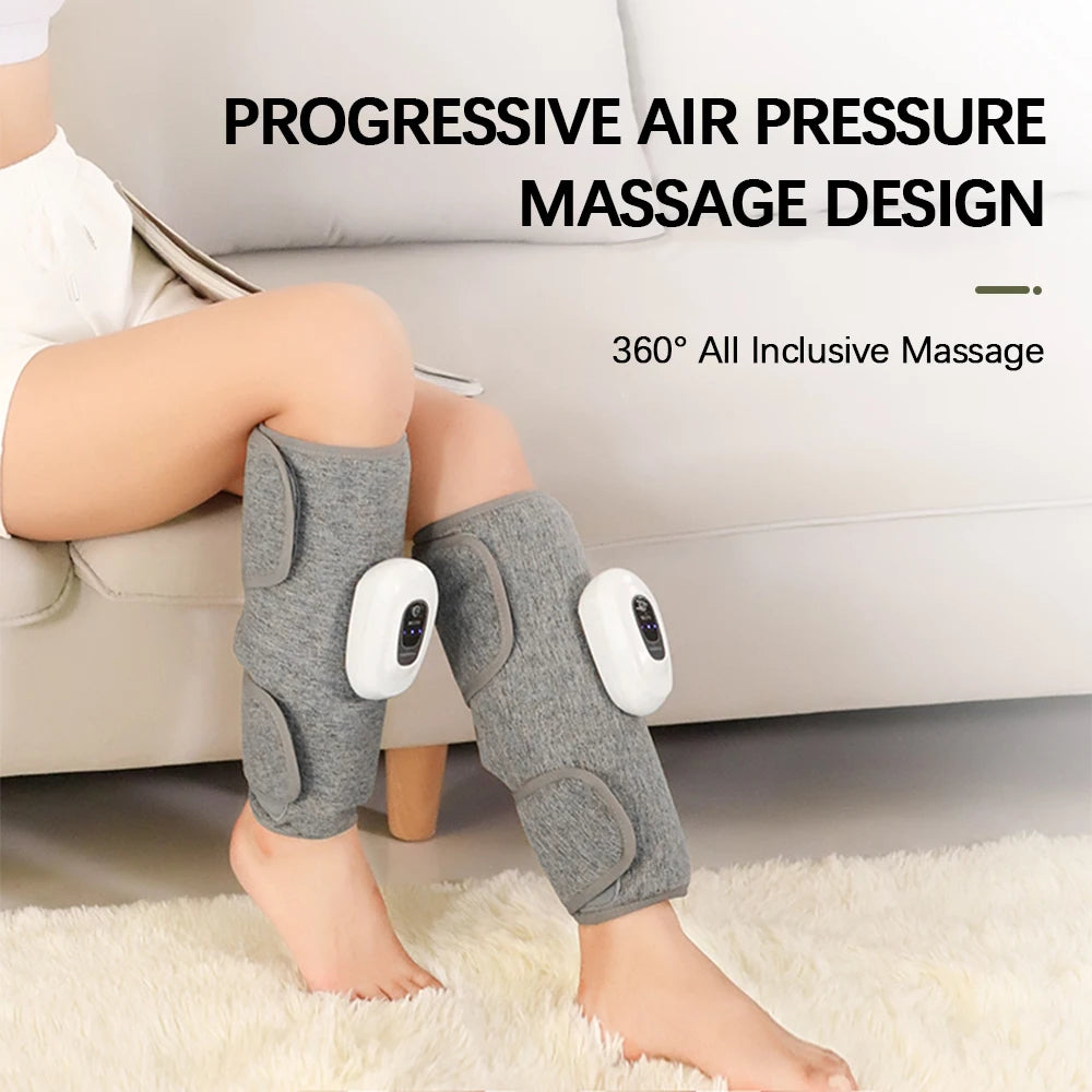 At Home Wireless Air Pressure Calf Massager for Deep Muscle Relaxation