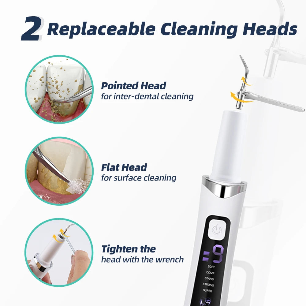 Bathroom Dental Scaler Electric Tooth Cleaner for Tartar Plaque Removal