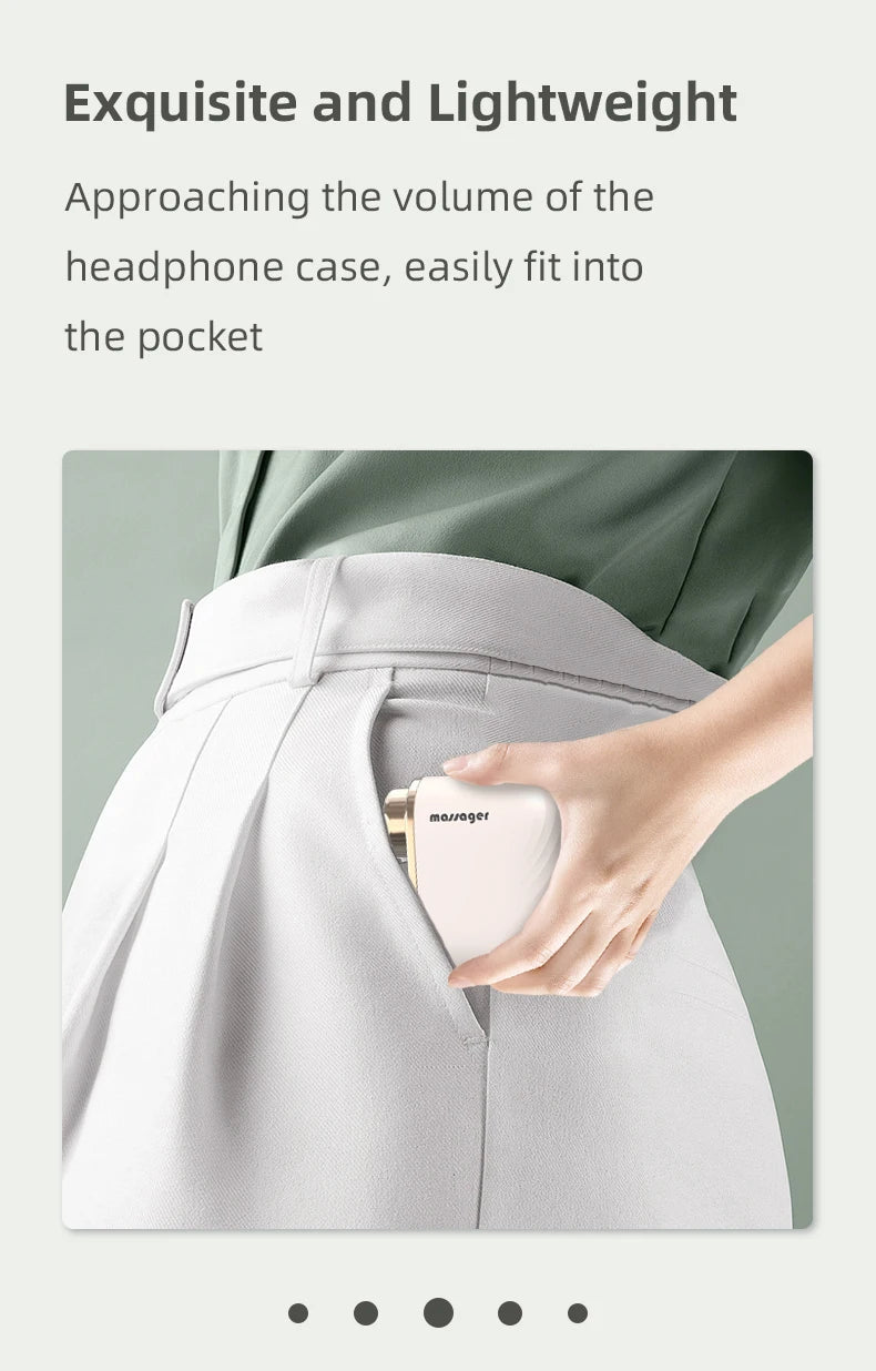 At Home Mini Pocket Fascia Gun for Deep Tissue Percussion Muscle Relief