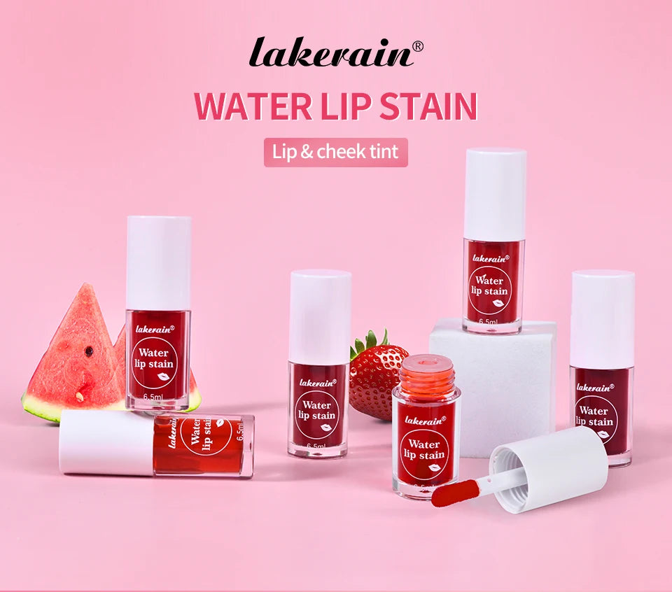 Daily Makeup Routine Lip Tint Stain For All-Day Wear And Hydration