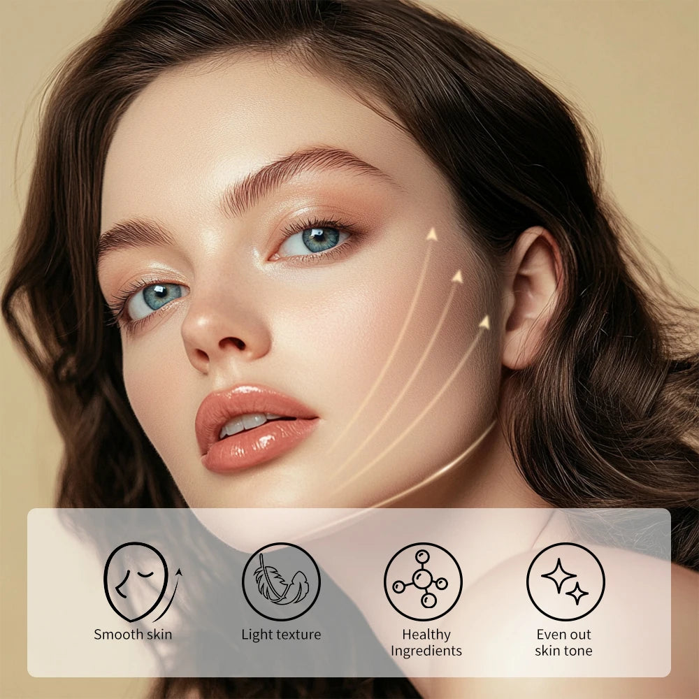 Flawless Makeup Face Tension Cream for Smooth Skin and Pores